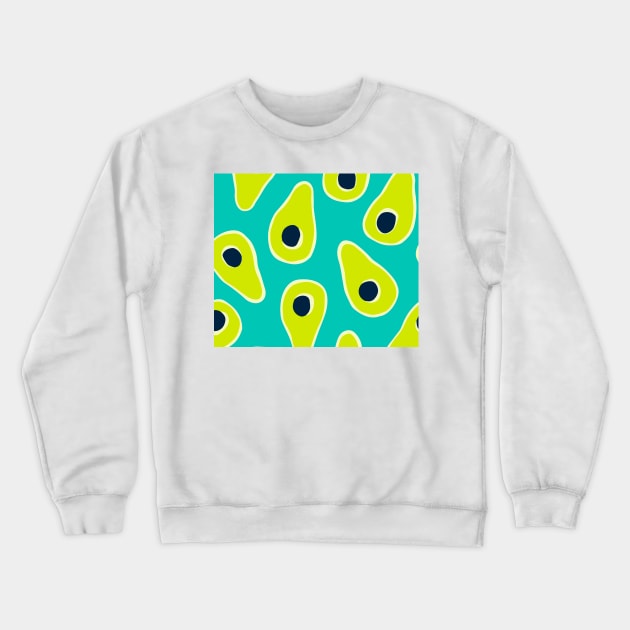 Avocado Ever Crewneck Sweatshirt by timegraf